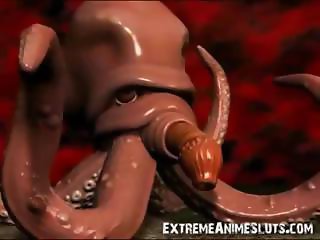 3D Emo Teen Creampied by Tentacles